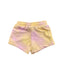 A Yellow Shorts from Adidas in size 6T for girl. (Back View)