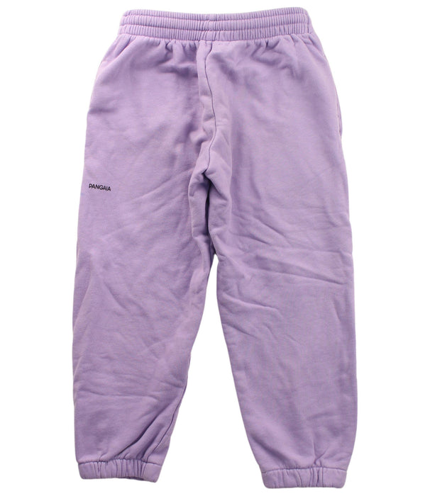 A Purple Pants Sets from Pangaia in size 5T for girl. (Back View)