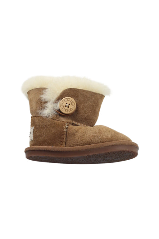 A Brown Winter Boots from UGG in size 18-24M for girl. (Front View)