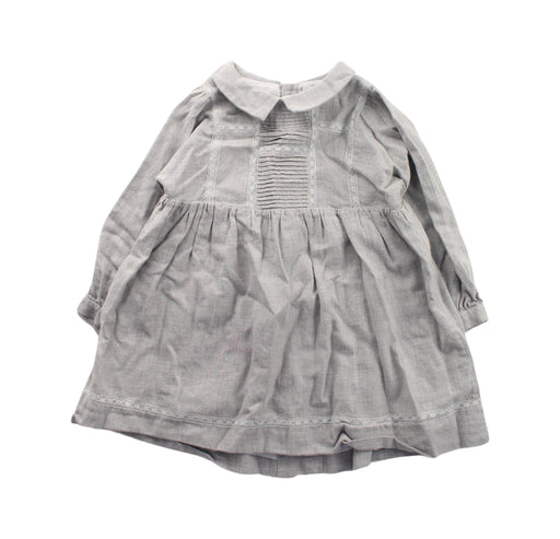 A Grey Long Sleeve Dresses from Bonpoint in size 2T for girl. (Front View)