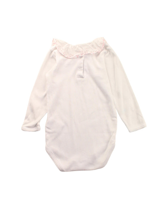 A White Long Sleeve Bodysuits from Bonpoint in size 2T for girl. (Back View)