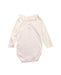 A White Long Sleeve Bodysuits from Bonpoint in size 2T for girl. (Back View)