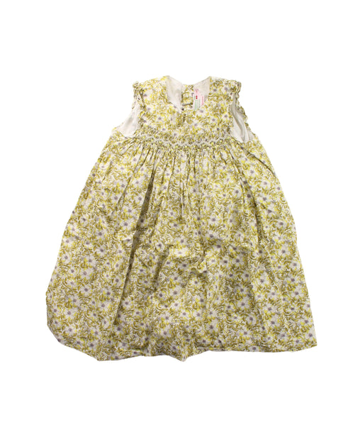 A White Sleeveless Dresses from Bonpoint in size 3T for girl. (Front View)