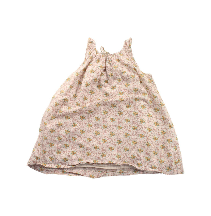 A White Sleeveless Dresses from Bonpoint in size 12-18M for girl. (Back View)