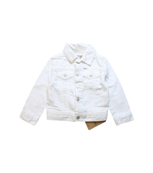A White Lightweight Jackets from Polo Ralph Lauren in size 2T for boy. (Front View)