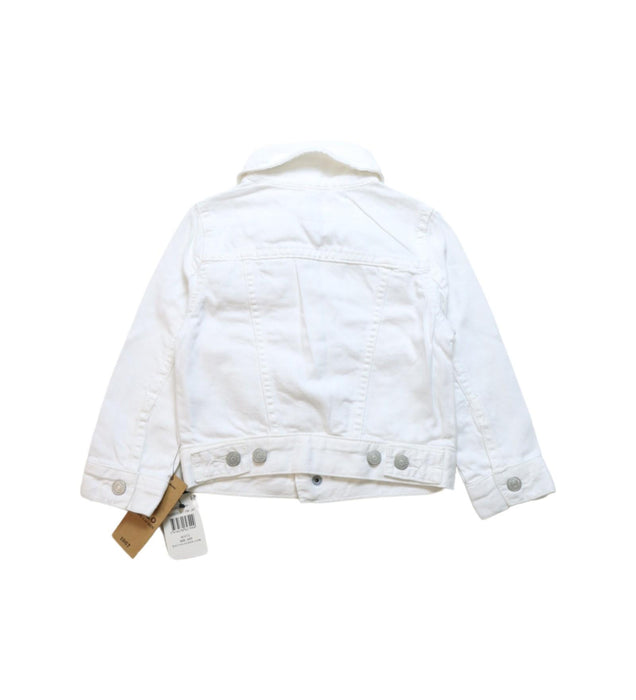 A White Lightweight Jackets from Polo Ralph Lauren in size 2T for boy. (Back View)