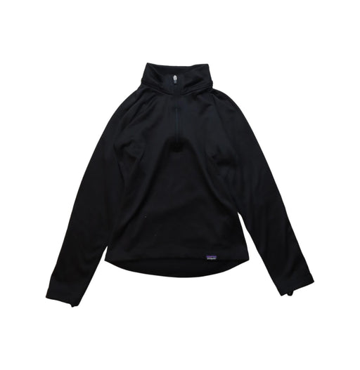 A Black Active Tops from Patagonia in size 5T for neutral. (Front View)