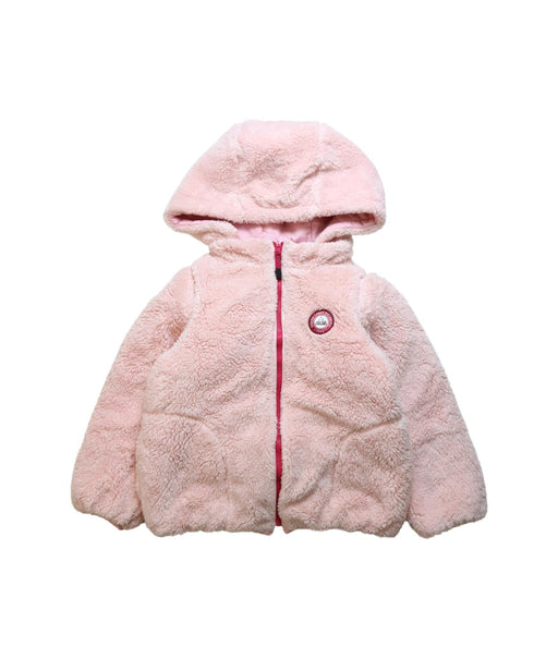 A Pink Lightweight Jackets from UNITED ARROWS green label relaxing in size 7Y for girl. (Front View)