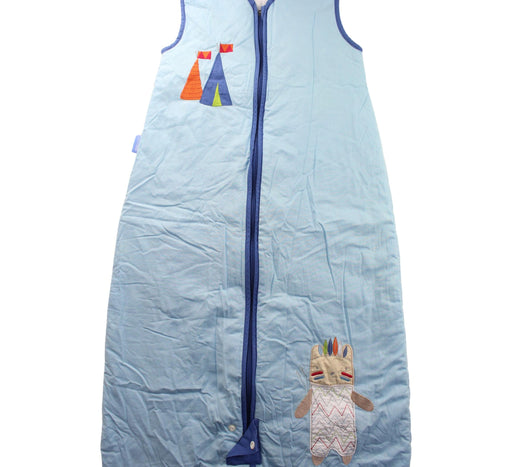 A Blue Sleepsacs from The Gro Company in size 18-24M for boy. (Front View)