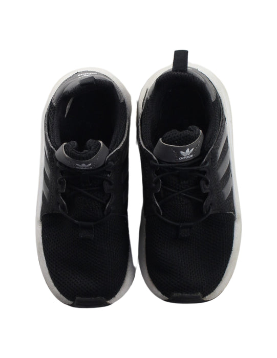 A Black Sneakers from Adidas in size 4T for boy. (Back View)