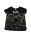 A Black Short Sleeve Tops from BAPE KIDS in size 5T for girl. (Front View)