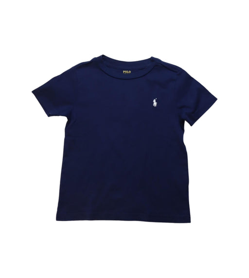A Navy Short Sleeve T Shirts from Polo Ralph Lauren in size 3T for neutral. (Front View)