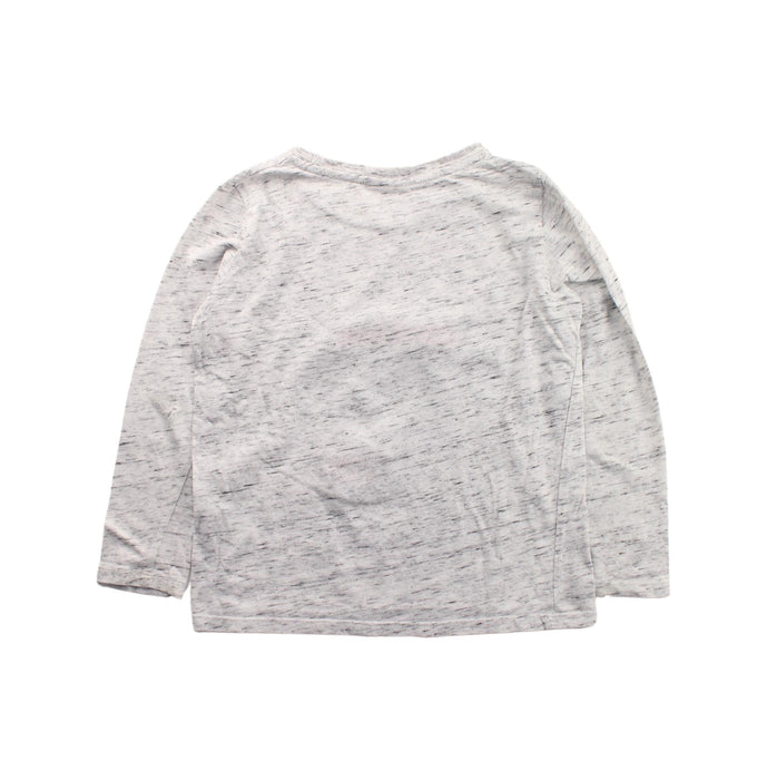 A White Long Sleeve T Shirts from Seed in size 5T for boy. (Back View)