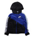 A Blue Lightweight Jackets from Nike in size 5T for boy. (Front View)