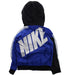 A Blue Lightweight Jackets from Nike in size 5T for boy. (Back View)