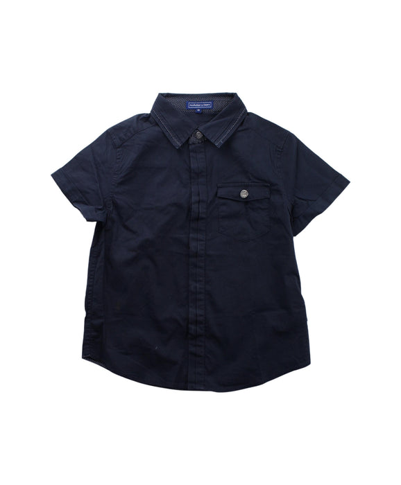 A Blue Short Sleeve Shirts from Nicholas & Bears in size 4T for boy. (Front View)