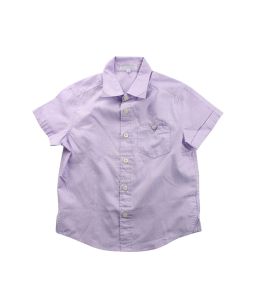 A Purple Short Sleeve Shirts from Nicholas & Bears in size 4T for boy. (Front View)