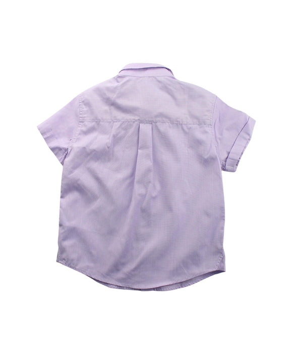 A Purple Short Sleeve Shirts from Nicholas & Bears in size 4T for boy. (Back View)