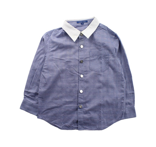 A Blue Long Sleeve Shirts from Nicholas & Bears in size 4T for boy. (Front View)