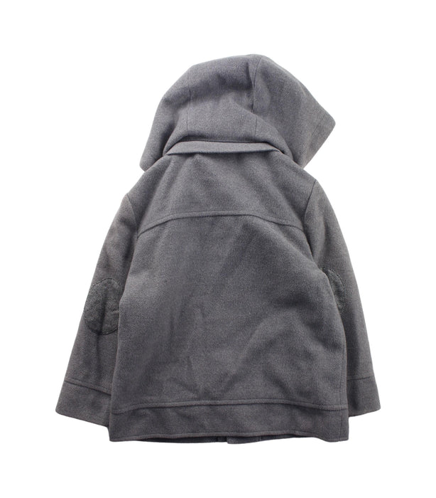 A Grey Coats from Chickeeduck in size 4T for boy. (Back View)
