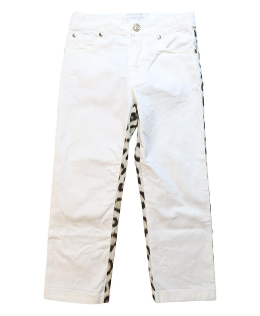 A Multicolour Casual Pants from Roberto Cavalli in size 4T for girl. (Front View)