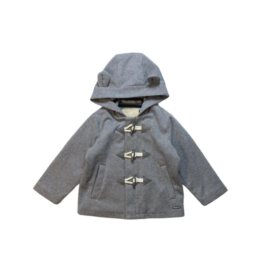 A Grey Lightweight Jackets from Chickeeduck in size 12-18M for neutral. (Front View)