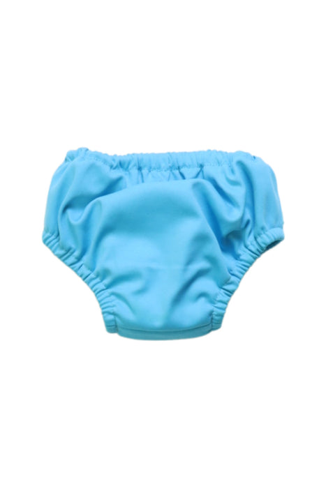 A Blue Swim Diapers from Charlie Banana in size 3-6M for boy. (Back View)