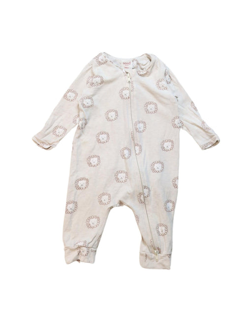 A Multicolour Long Sleeve Jumpsuits from Seed in size 0-3M for girl. (Front View)