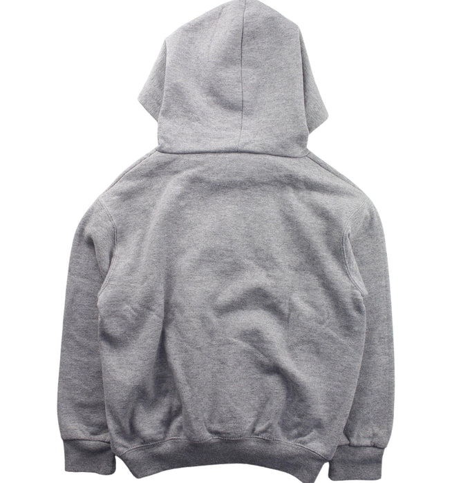 A Grey Hooded Sweatshirts from Champion in size 6T for boy. (Back View)