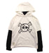 A Black Hooded Sweatshirts from Nununu in size 6T for boy. (Front View)