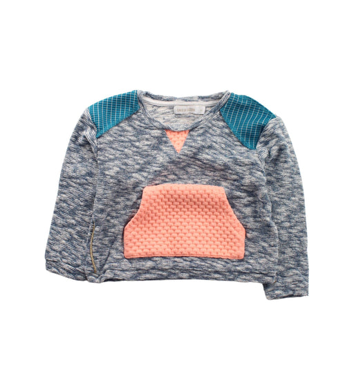 A Blue Crewneck Sweatshirts from Oaks of Acorn in size 4T for girl. (Front View)