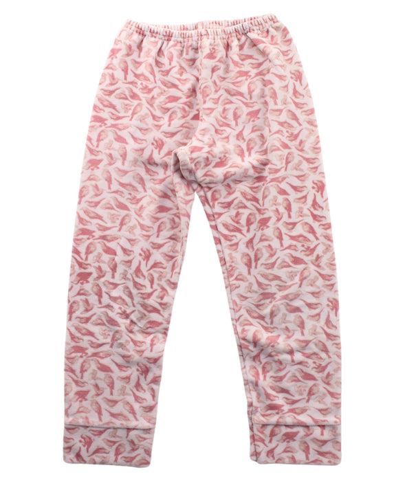 A Pink Pants Sets from Petit Bateau in size 4T for girl. (Back View)