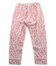 A Pink Pants Sets from Petit Bateau in size 4T for girl. (Back View)