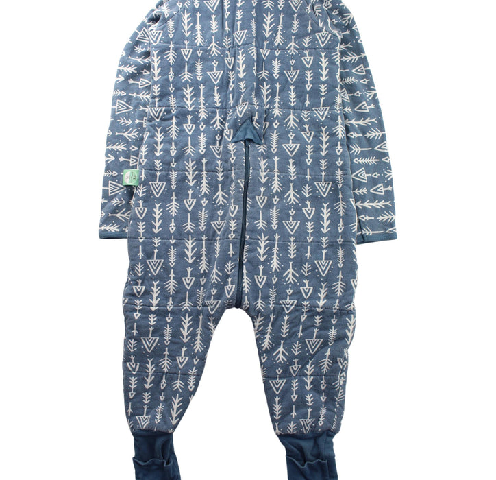 A Blue Sleepsacs from ErgoPouch in size 4T for boy. (Back View)