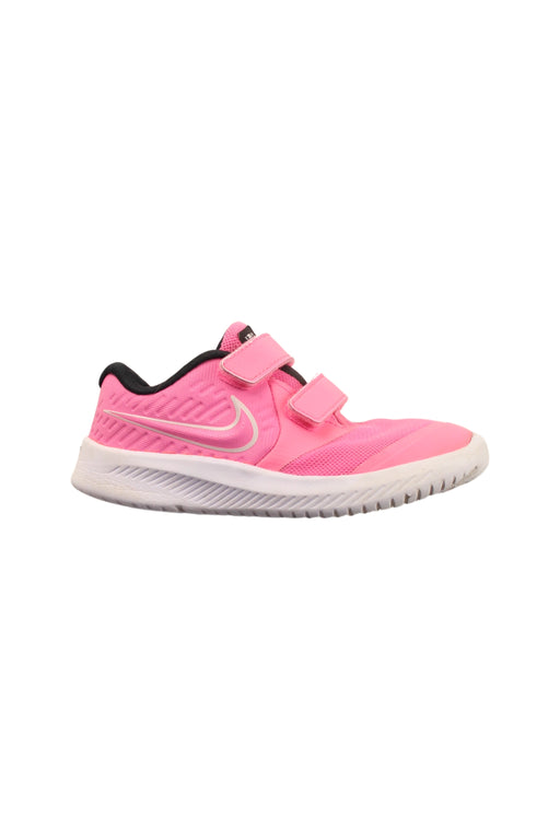 A Pink Sneakers from Nike in size 4T for girl. (Front View)