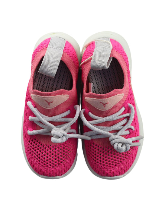 A Pink Sneakers from Lono in size 4T for girl. (Back View)
