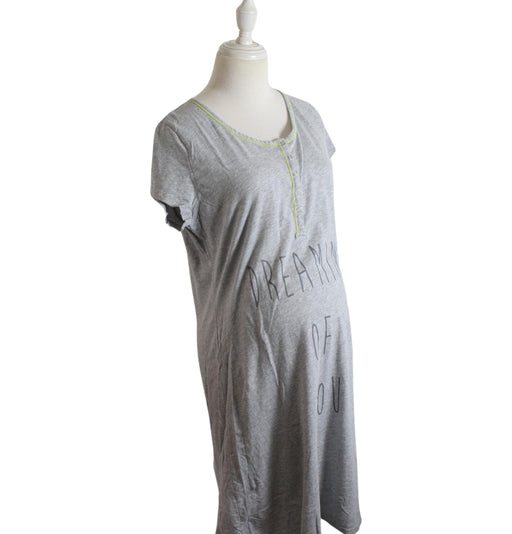 A Grey Short Sleeve Dresses from Blooming Marvellous in size M for maternity. (Front View)