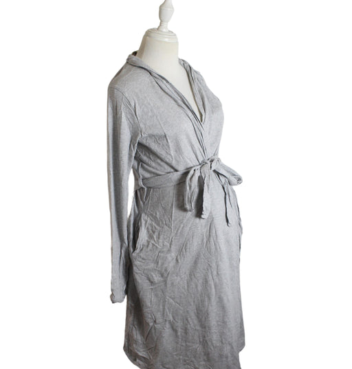 A Grey Sleepwear Bathrobes from Blooming Marvellous in size M for maternity. (Front View)