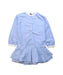 A Blue Long Sleeve Dresses from Molo in size 4T for girl. (Front View)