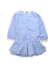 A Blue Long Sleeve Dresses from Molo in size 4T for girl. (Front View)