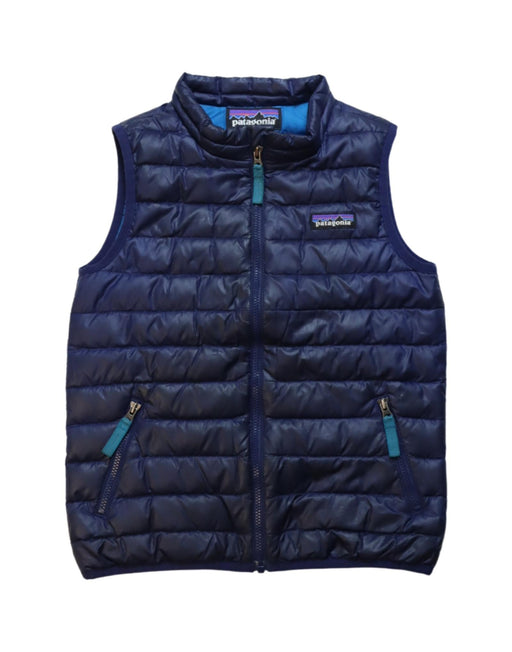A Navy Outerwear Vests from Patagonia in size 5T for neutral. (Front View)