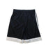 A Black Shorts from Adidas in size 11Y for boy. (Back View)