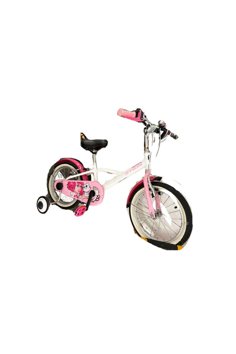 A Pink Bikes & Helmets from Retykle in size 4T for neutral. (Front View)