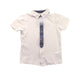 A White Short Sleeve Shirts from Momonittu in size 8Y for boy. (Front View)