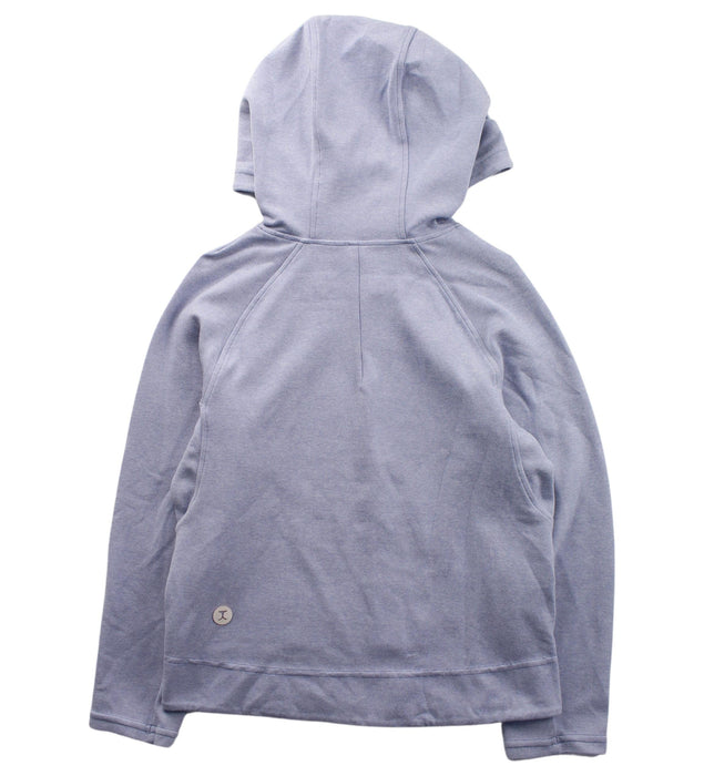 A Purple Hooded Sweatshirts from Moody Tiger in size 5T for girl. (Back View)