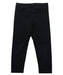 A Black Leggings from Crewcuts in size 6T for girl. (Front View)