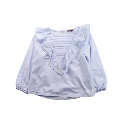A Blue Long Sleeve Tops from Sergent Major in size 5T for girl. (Front View)