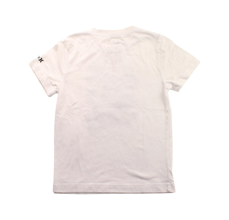 A White Short Sleeve T Shirts from Hurley in size 5T for boy. (Back View)