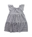 A Black Short Sleeve Dresses from Seed in size 5T for girl. (Front View)