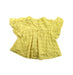 A Yellow Short Sleeve Tops from Velveteen in size 5T for girl. (Back View)